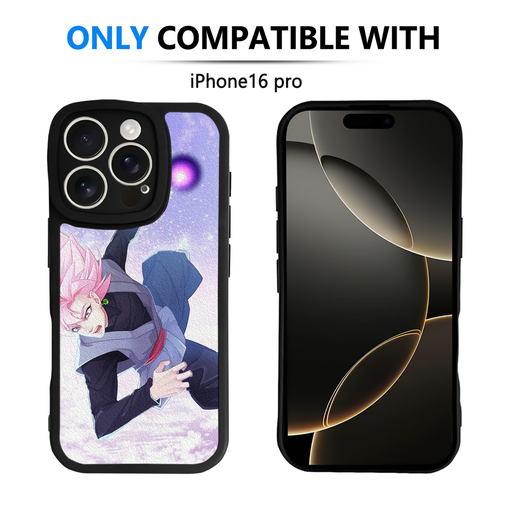 （画像用） ドラゴンボール DRAGON BALL 【iPhone 16シリーズ対応】シリコンスマホケース（レザー調） 材質：シリコン